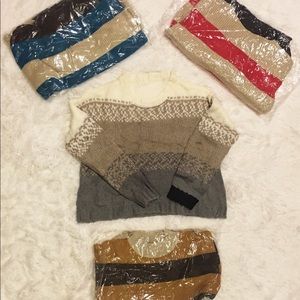 Loose sweaters/crop sweaters